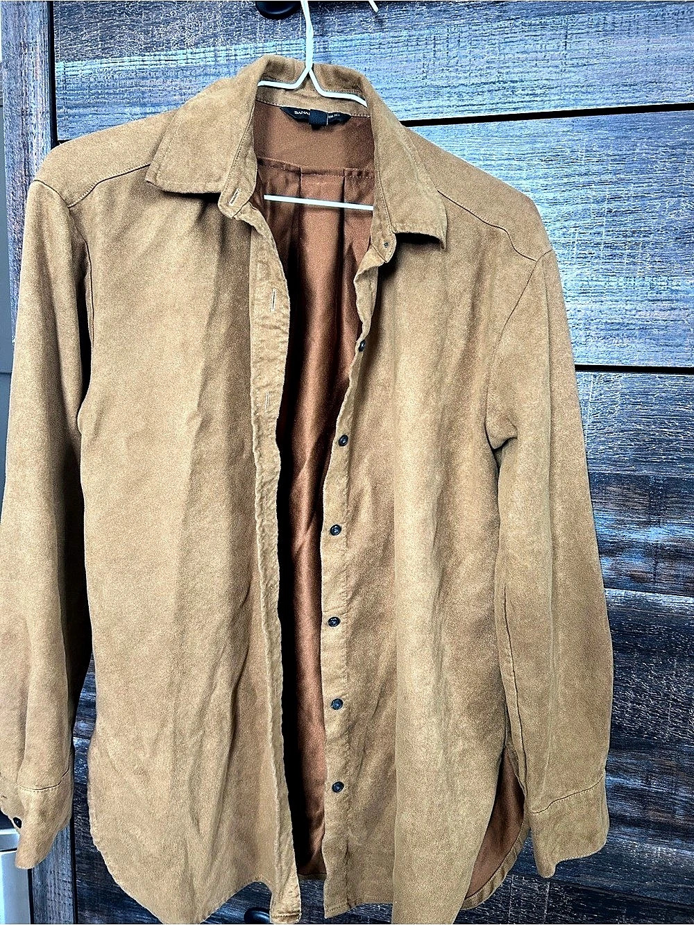 Banana Republic Women's  suede shirt in Brown Size XS